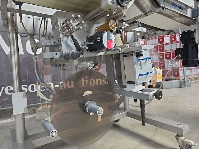 Verrijdbare inox etiketteermachine vexta... - afbeelding 6 van  19