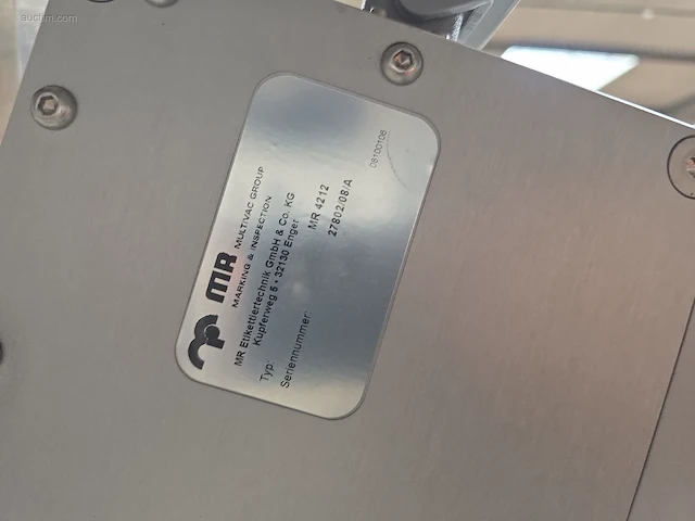 Verrijdbare inox etiketteermachine vexta... - afbeelding 11 van  19
