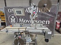 Verrijdbare inox etiketteermachine vexta...