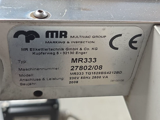 Verrijdbare inox etiketteermachine vexta... - afbeelding 17 van  19