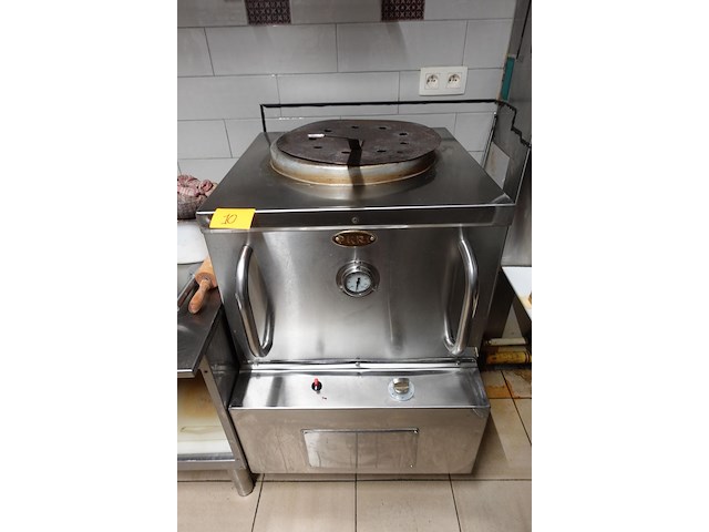 Verrijdbare inox gas-tandoori oven puri - afbeelding 3 van  8