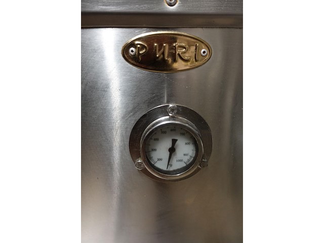 Verrijdbare inox gas-tandoori oven puri - afbeelding 7 van  8