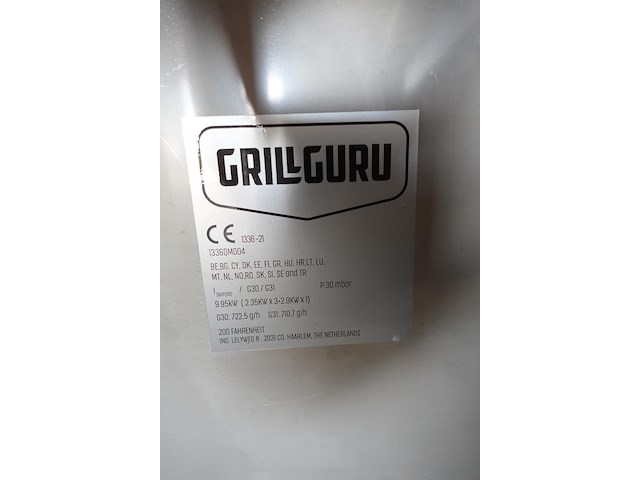 Verrijdbare inox gasbbq - afbeelding 9 van  9