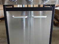 Verrijdbare inox gasbbq - afbeelding 2 van  9