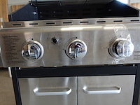 Verrijdbare inox gasbbq - afbeelding 3 van  9