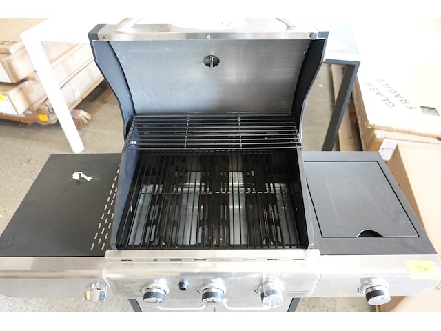 Verrijdbare inox gasbbq - afbeelding 4 van  9