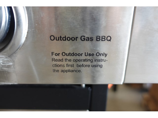 Verrijdbare inox gasbbq - afbeelding 7 van  9