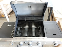 Verrijdbare inox gasbbq - afbeelding 4 van  9