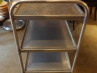 Verrijdbare inox kar - afbeelding 2 van  3