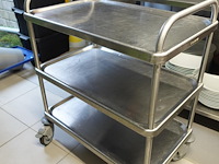 Verrijdbare inox kar - afbeelding 3 van  3