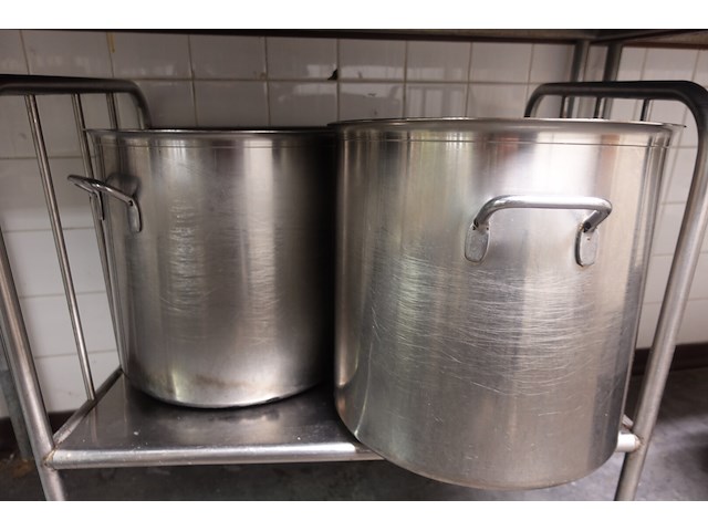 Verrijdbare inox kar - afbeelding 3 van  4