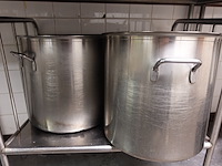 Verrijdbare inox kar - afbeelding 3 van  4