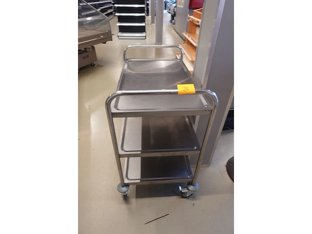 Verrijdbare inox kar - afbeelding 4 van  4
