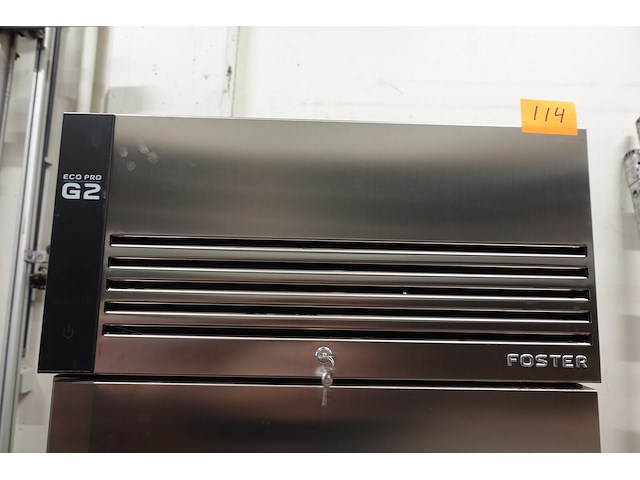 Verrijdbare inox koelkast foster - afbeelding 8 van  9