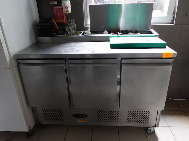 Verrijdbare inox koeltoog tefcold - afbeelding 1 van  6