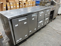 Verrijdbare inox koeltoog - afbeelding 2 van  5