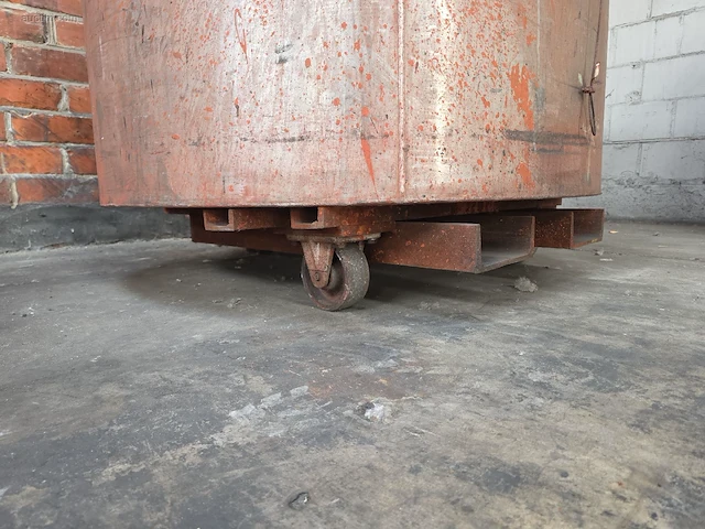 Verrijdbare inox opslagtank nn - afbeelding 2 van  6