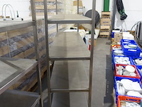Verrijdbare inox rek - afbeelding 3 van  3