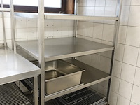 Verrijdbare inox rek - afbeelding 2 van  6