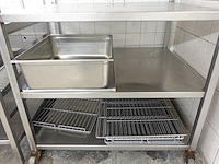 Verrijdbare inox rek - afbeelding 5 van  6