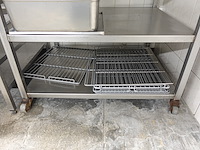 Verrijdbare inox rek - afbeelding 6 van  6