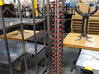 Verrijdbare inox rek - afbeelding 1 van  4