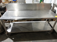 Verrijdbare inox tafel - afbeelding 1 van  5