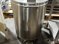 Verrijdbare inox tafel - afbeelding 3 van  5