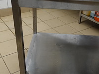 Verrijdbare inox werktafel - afbeelding 3 van  6