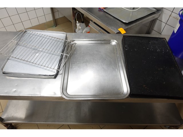 Verrijdbare inox werktafel - afbeelding 5 van  6