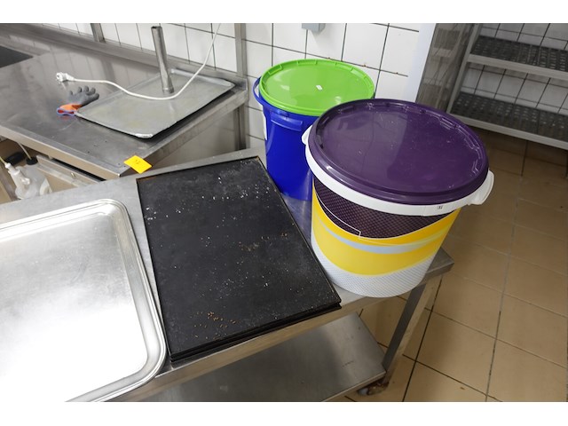 Verrijdbare inox werktafel - afbeelding 6 van  6