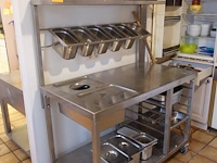 Verrijdbare inox werktafel - afbeelding 2 van  8