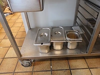 Verrijdbare inox werktafel - afbeelding 3 van  8