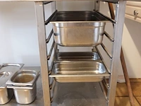 Verrijdbare inox werktafel - afbeelding 4 van  8