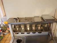 Verrijdbare inox werktafel - afbeelding 6 van  8