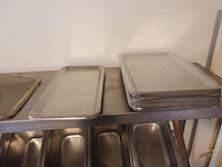 Verrijdbare inox werktafel - afbeelding 7 van  8