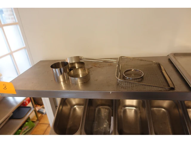 Verrijdbare inox werktafel - afbeelding 8 van  8