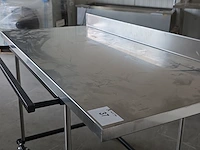 Verrijdbare inox werktafel - afbeelding 3 van  5