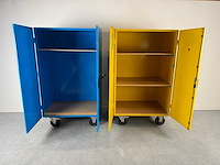 Verrijdbare kasten - opbergkast (2x) - afbeelding 2 van  4