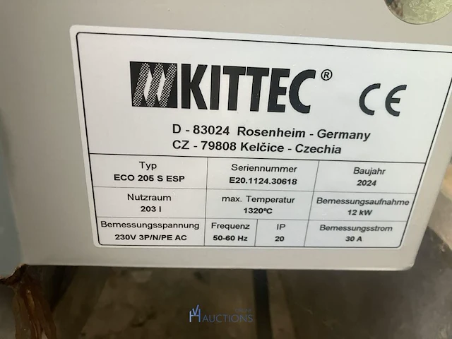 Verrijdbare keramiekoven kittec esp - afbeelding 4 van  5