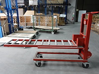 Verrijdbare liftwagen met rollenbaan - afbeelding 1 van  9