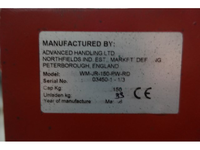 Verrijdbare liftwagen met rollenbaan - afbeelding 6 van  9