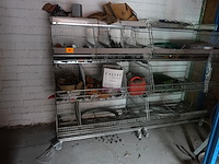 Verrijdbare metalen draadmanden - afbeelding 1 van  4