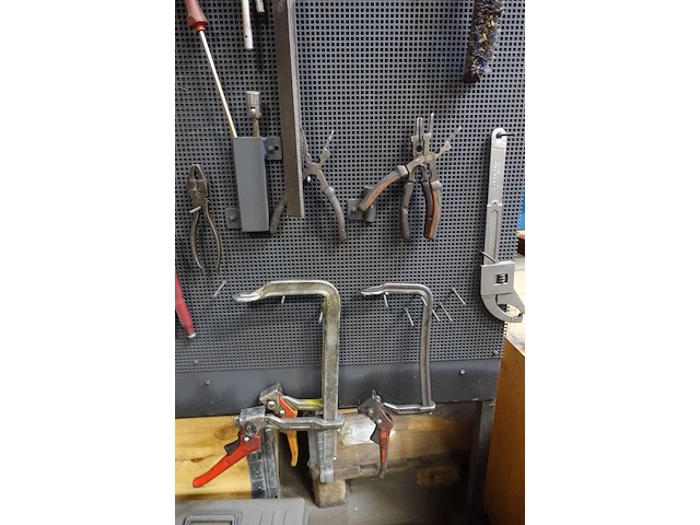 Verrijdbare metalen gereedschapswand - afbeelding 4 van  7