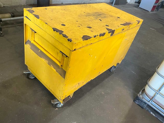 Verrijdbare metalen opslagbak - afbeelding 5 van  5