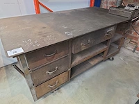 Verrijdbare metalen werkbank nn - afbeelding 2 van  5