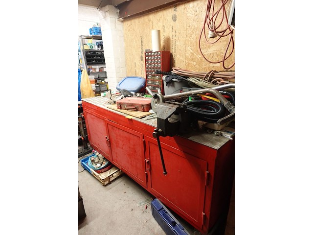 Verrijdbare metalen werkbank - afbeelding 4 van  9
