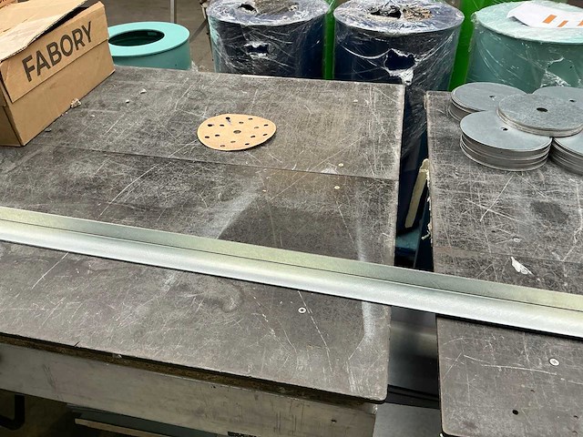 Verrijdbare metalen werktafel (2x) - afbeelding 3 van  6