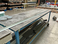 Verrijdbare metalen werktafel (2x) - afbeelding 4 van  6