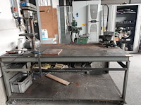 Verrijdbare metalen werktafel - afbeelding 1 van  8